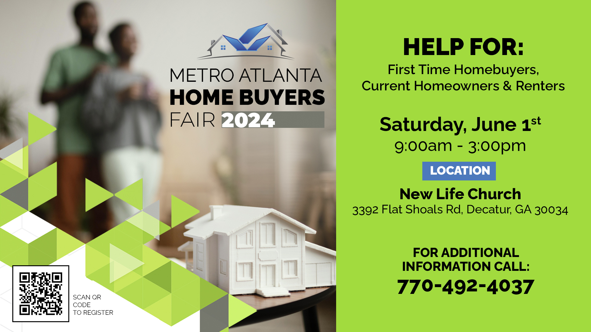 PRESS RELEASE: Metro Atlanta Home Buyers Fair, Sat, June 1