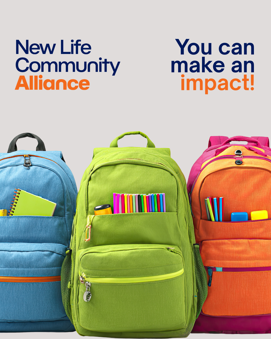 Community Impact Day: Backpack Drive 2026